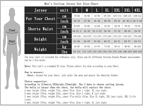 Miniatura 3 de Ciclismo Jersey Hombres Conjunto Manga Corta Bicicleta de Carretera Acolchado Secado Rápido Ciclismo Ropa Traje Bicicletas Verano