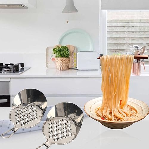 Miniatura 7 de 2 raspadores de gelatina multiusos, raspador de fideos fríos de metal, rallador de queso, conveniente herramienta de preparación de alimentos para