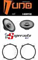 Anelli Adattatore Altoparlanti Tomzz 165mm Per Audi A3 8P, A4 B6/B7, Q7 - Senza Bose