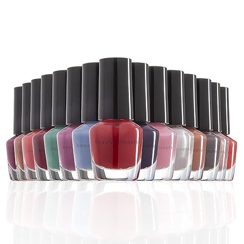 Beauty Concepts - Juego de 15 esmaltes de uñas de secado rápido