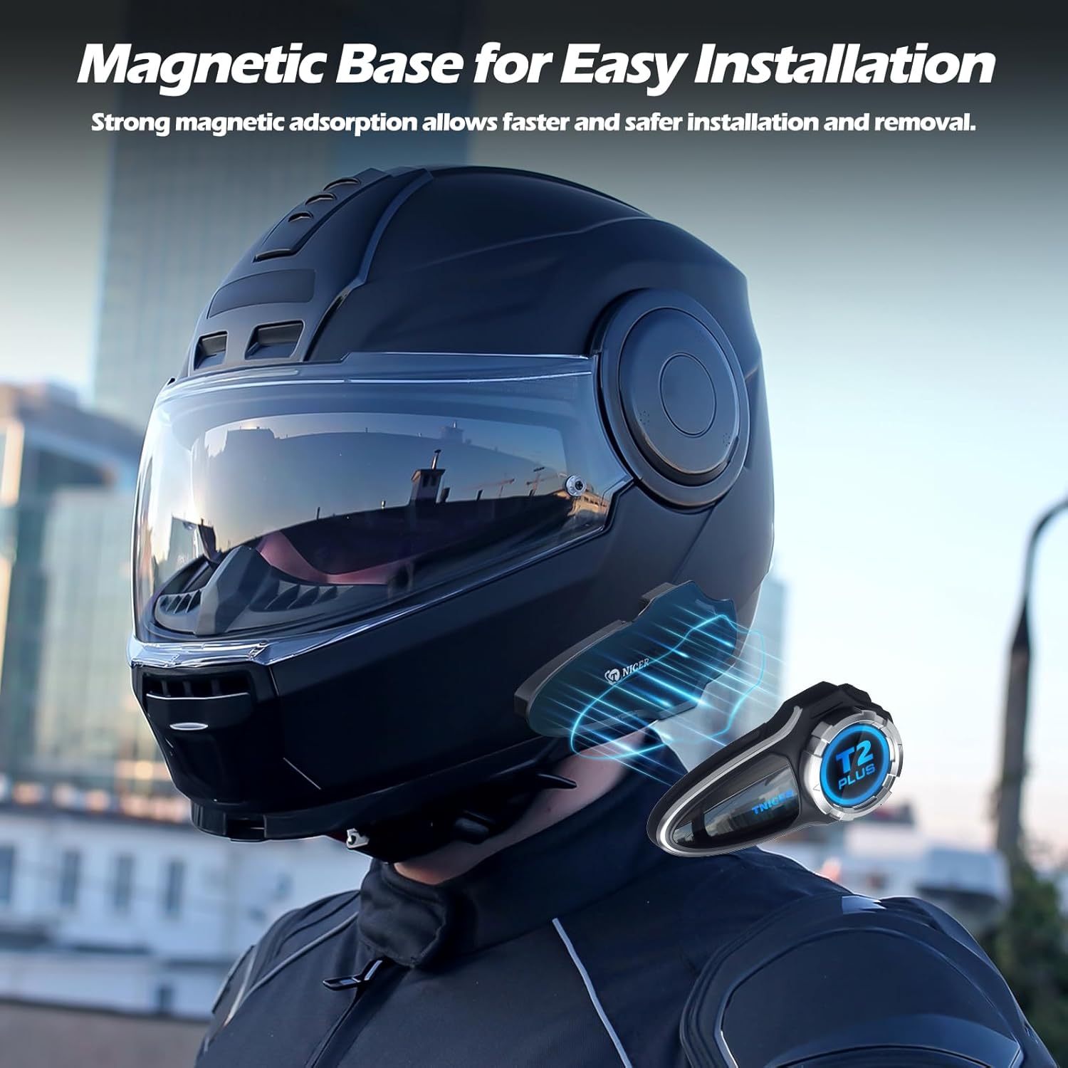 磁気ベースの取り付け