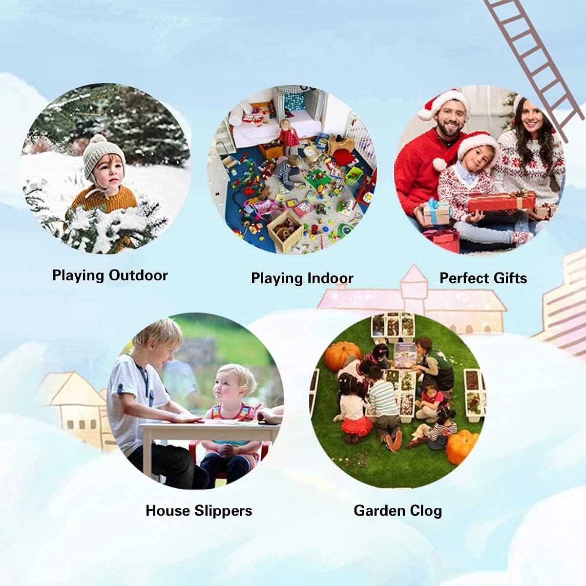 Drecage Girls Toddler Slippers Boys House Shoes for Little Kids Cute with Bunny Design Plush Indoor Slippers Non-Slip - Image 6