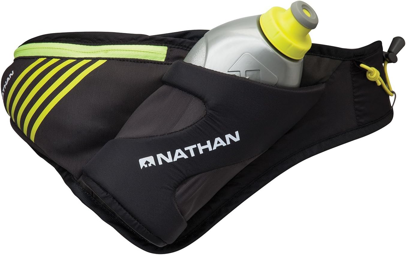 Nathan Peak Running Hydration Waist Pack Belt w/ Speed Draw Flask Water Bottle