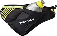 Nathan Peak Hydration Waist Pack Belt with 18oz Speed Draw Flask - Bounce-Free Running Water Bottle Holder