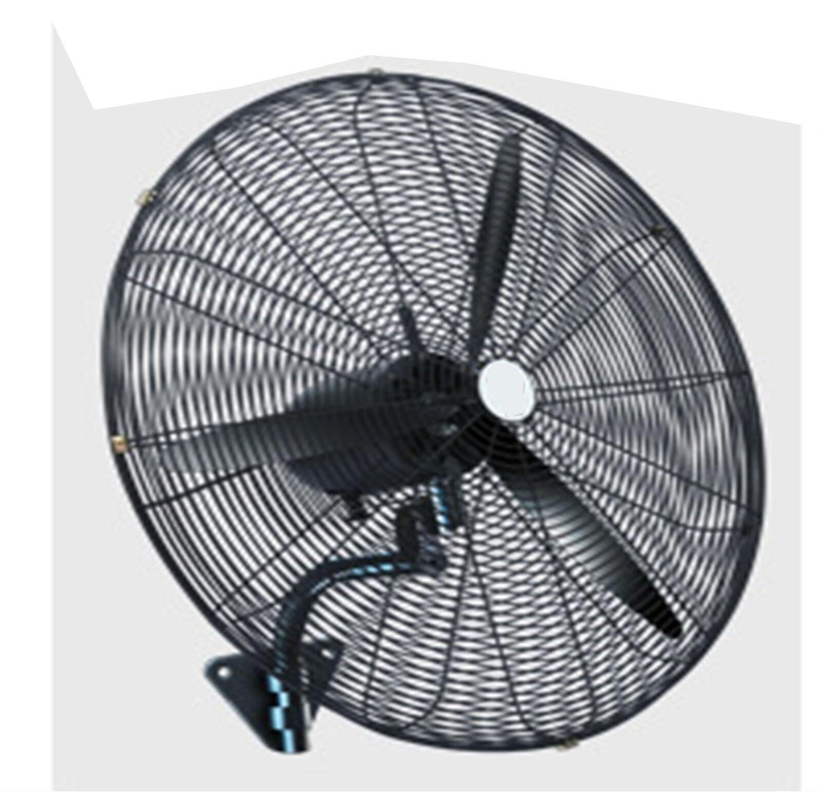 asdchZen Industrial Wall Mount Fan, 21'' High Velocity Fan With 120°Oscillation, 3-Speed Commercial Fan For Workshop Garage, Adjustable Tilt