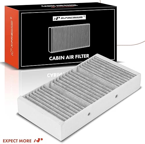 Miniatura 9 de A-Premium Filtro de aire de cabina de 2 piezas con carbón activado compatible con Mercedes-Benz GLE300d, GLE350, GLE550, GL350, GL450, GL550, GL63