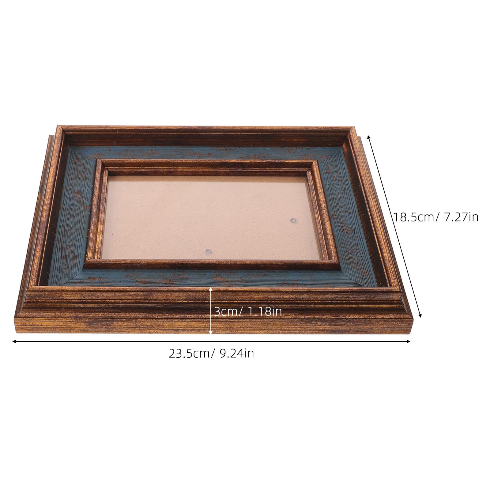 TOPBATHY 3 Stück Retro Bilderrahmen für Tisch und Wand 4x6 Zoll