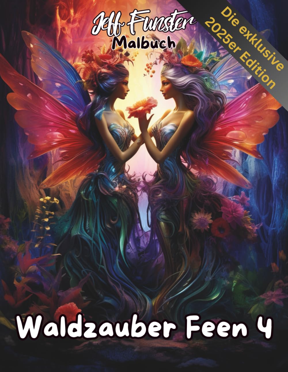 Waldzauber Feen 4 – Magisches Malbuch voller Fantasie & Natur
