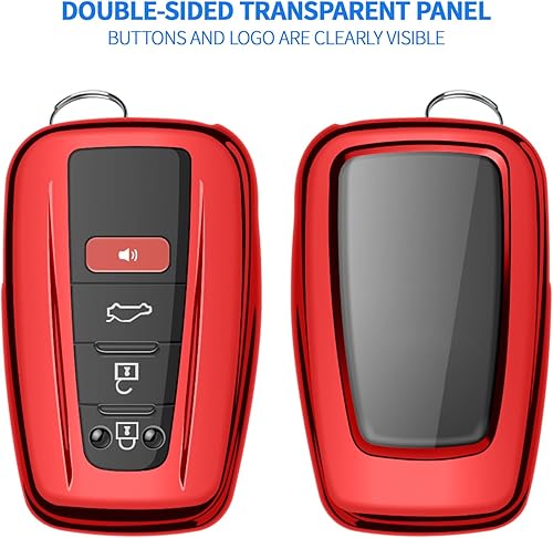 Miniatura 3 de Autophone - Funda suave para llave de automóvil con TPU premium y protección de 360 grados, compatible con llave inteligente de Toyota Camry, RAV4,