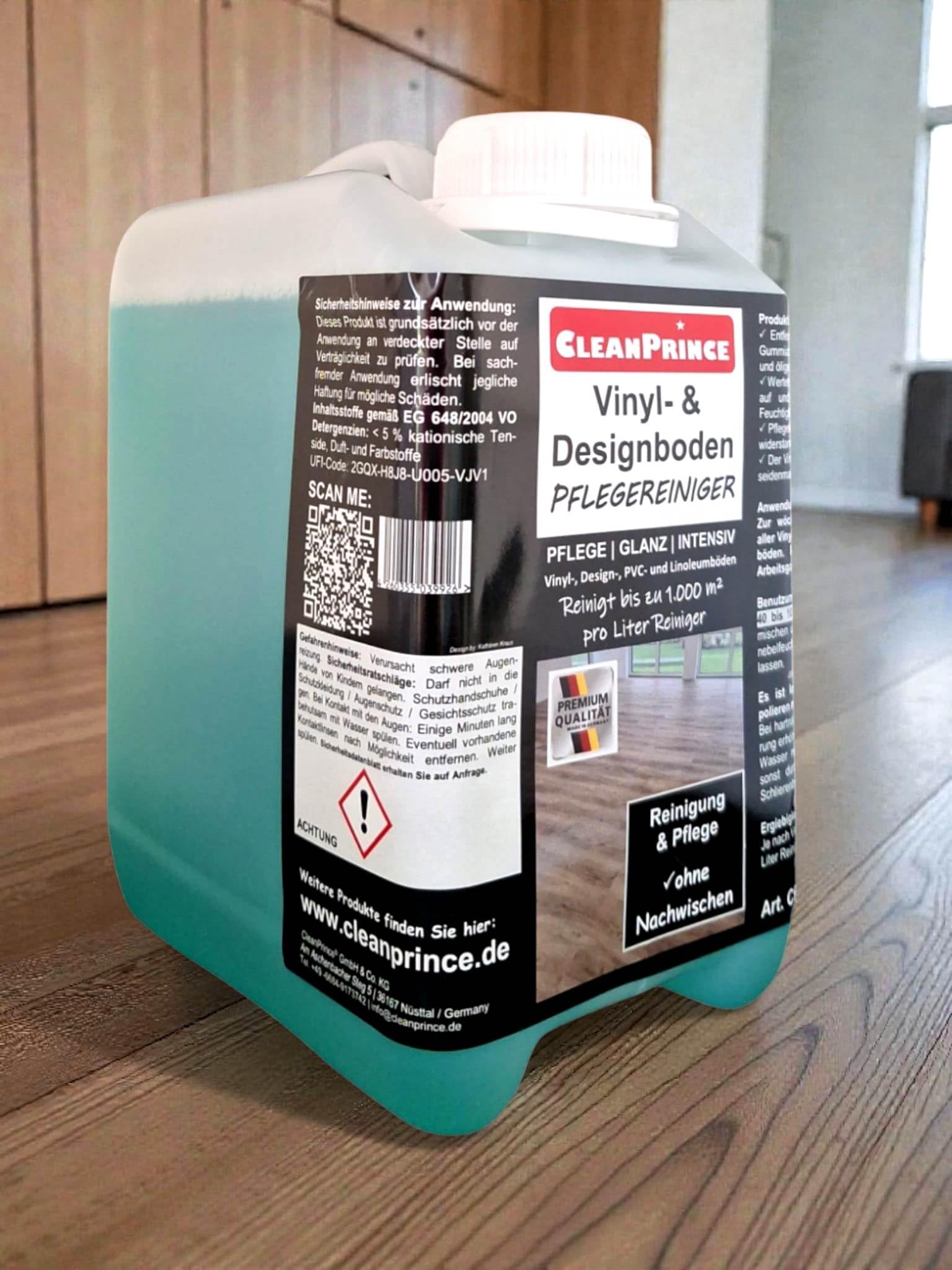 CleanPrince Vinylboden & Designboden Reiniger Product Description