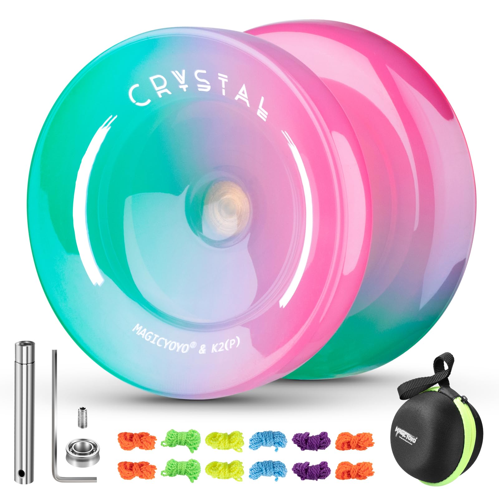 MAGICYOYO Yoyo K2 for Kids & Beginners, Professional Finger Spins Tricks YoYo