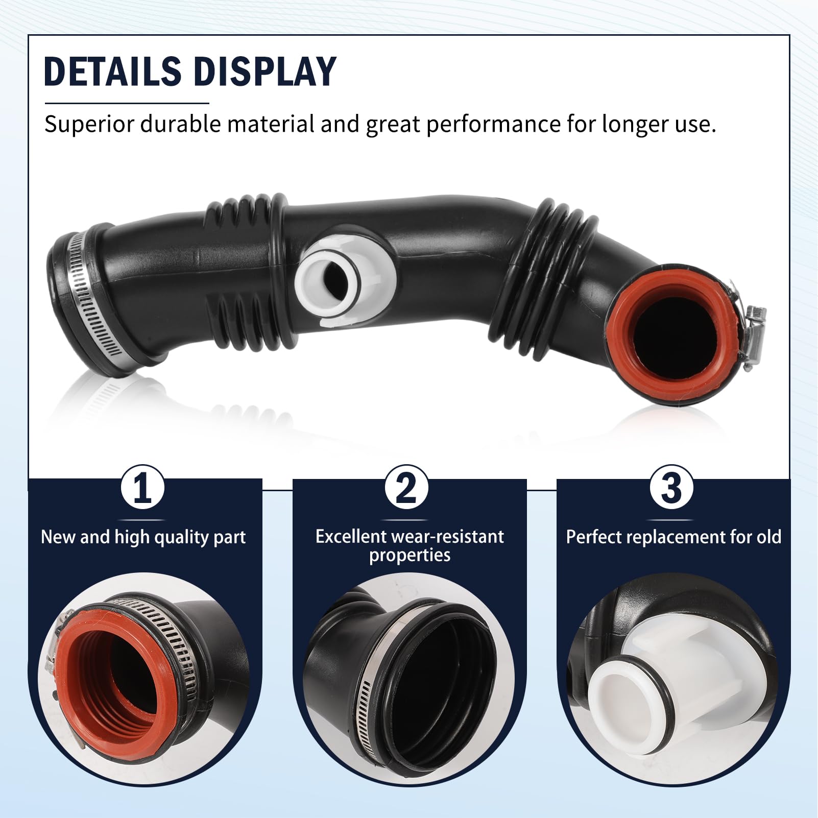 Tubo di aspirazione Adatto per 1007 206 207 3008 307 308 407 Expert Partner per Berlingo C2 C3 C4 C5 Jumpy 1434E1