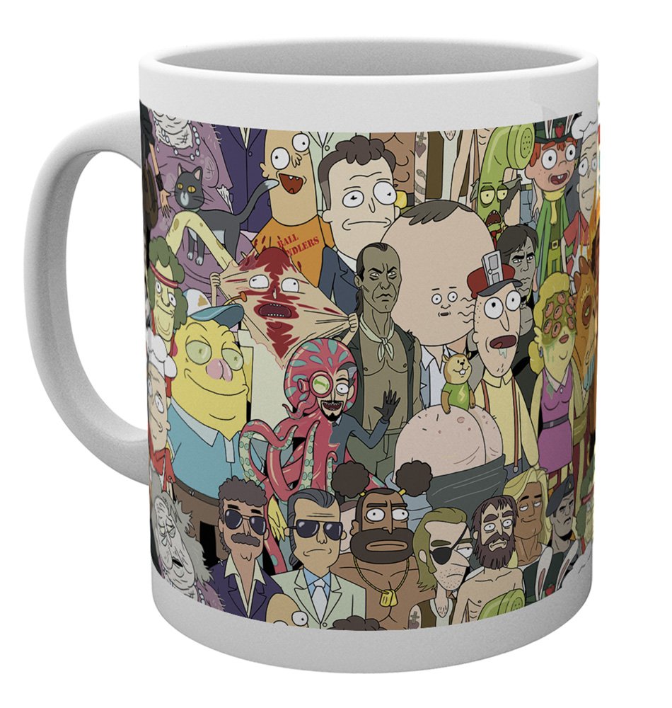 Gb Eye Multicolour Rick & Morty Characters Mug