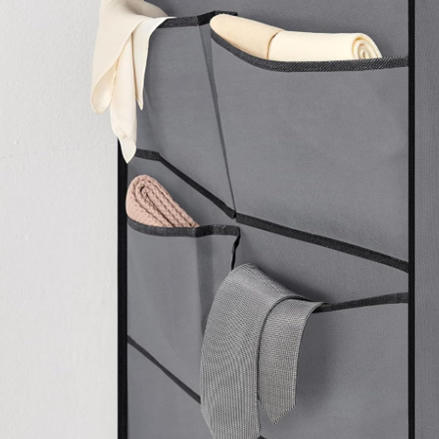 Portable Wardrobe, Closet Organizer with Sturdy Metal Frame and Non Woven, for Bedroom Clothes Storage, 65 x 17.7 x 66.9 Inches White