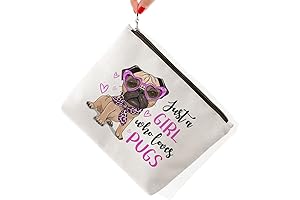 BiuNiuring Pug Makeup Bag: A Perfect Gift for Pug Lovers and Pet Professionals