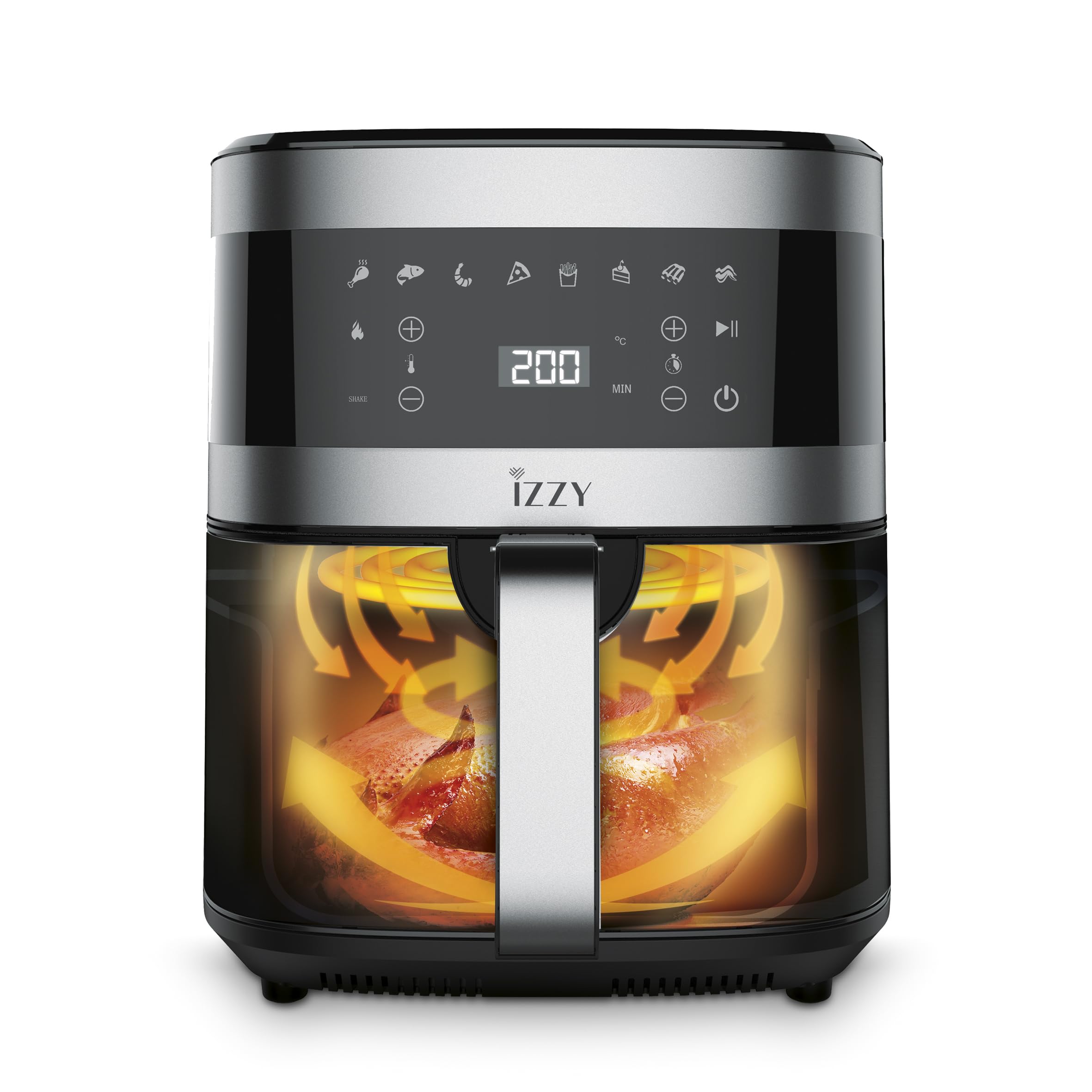 izzy IZ-8207 Digital Hot Air Fryer 7 Lt - Frying, Grilling 