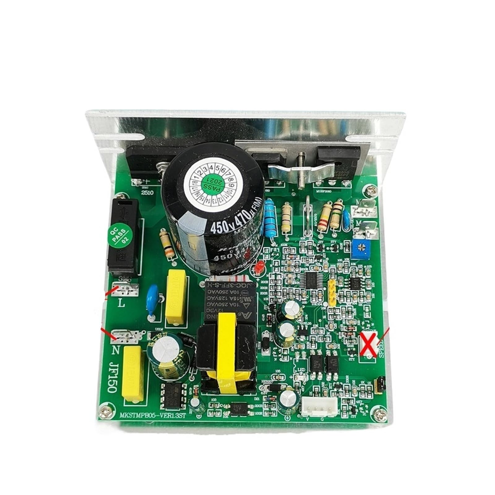 Treadmill Motor Controller Circuit Board，Compatible For MKS ，TMPB05 P 20101006 Compatible With JF150 Treadmill Control Board Drive(110-120V,B-NO)