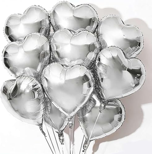 Miniatura 16 de 10 globos de papel de aluminio verde oliva en forma de corazón de 18 pulgadas, corazón verde retro para baby shower, boda, decoraciones de San 18