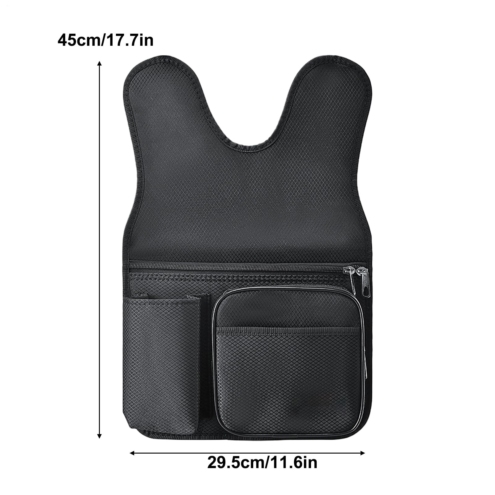 Bolsa lateral para silla de playa – Bolsa para reposabrazos para silla de pesca hecha de tela Oxford engrosada, gran capacidad, resistente al agua, organizador lateral para silla, fácil de