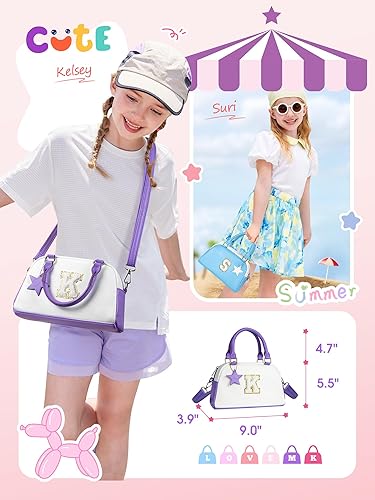 Miniatura 5 de Regalos de cumpleaños para niñas de 4, 5, 6, 7, 8, 9, 10, 11, 12, bolso para niñas, bolso cruzado para niñas preadolescentes y adolescentes, bolsa