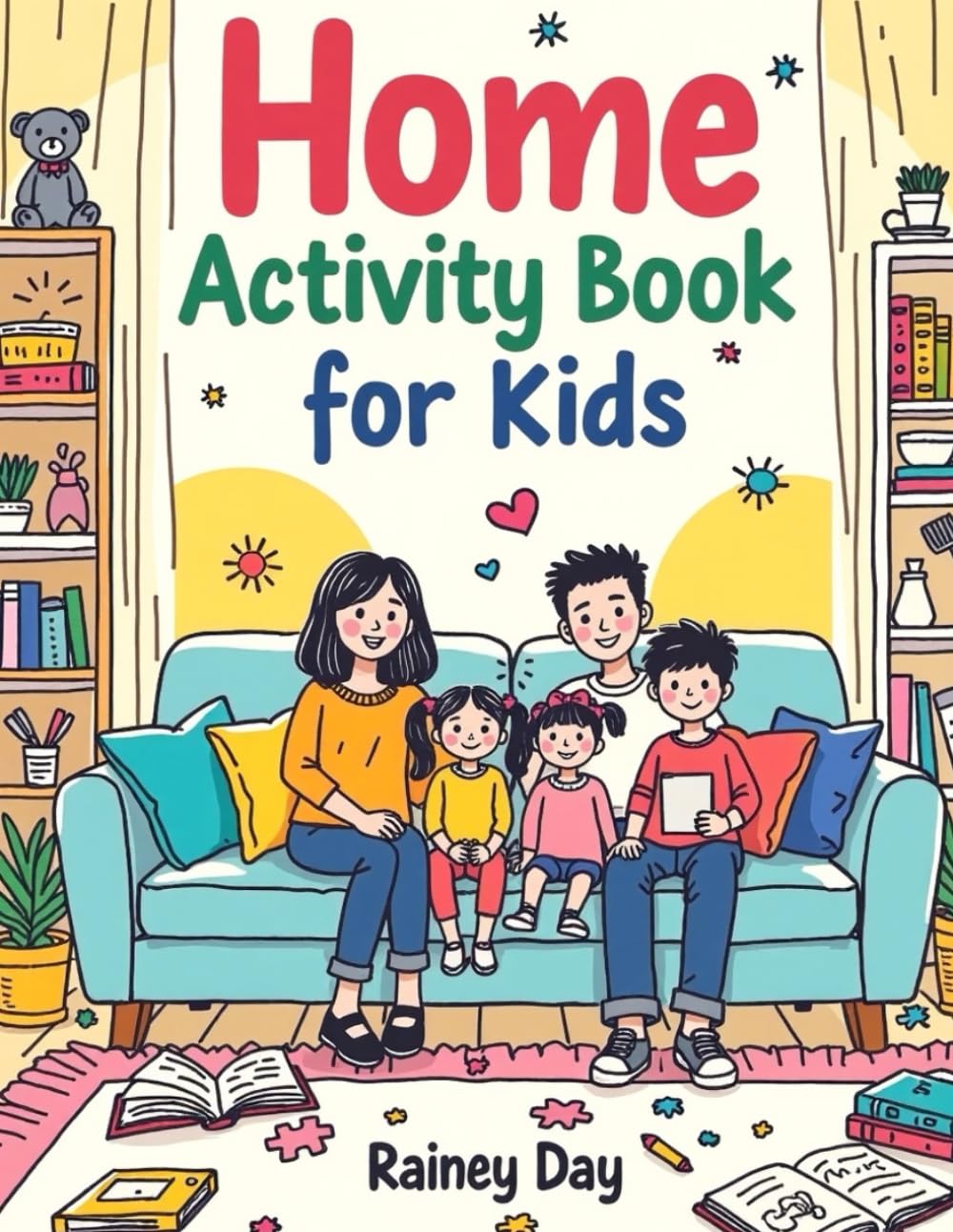 Home Activity Book for Kids: A fun and educational playbook about what's at and around home