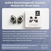 Vista 7 de GuliKit Electromagnetic Joystick Module for Steam Deck(Type A and Type B), No Drifting -Thumbstick Parts Repair Kit with Hall Effect Sensor
