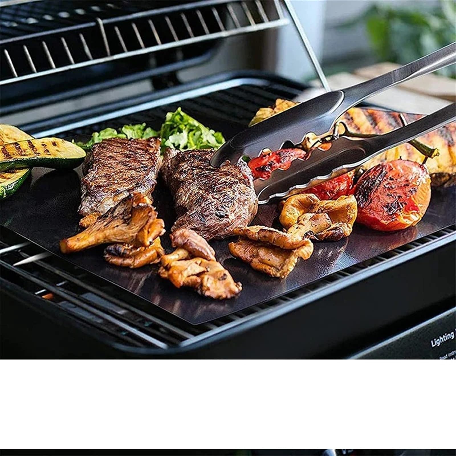Alfombrilla Barbacoa Estera for Parrilla de Barbacoa de 40x33cm, Estera Reutilizable for Hornear, pícnic al Aire Libre, Herramientas for cocinar Barbacoa, Hoja for Asar(5PACK)