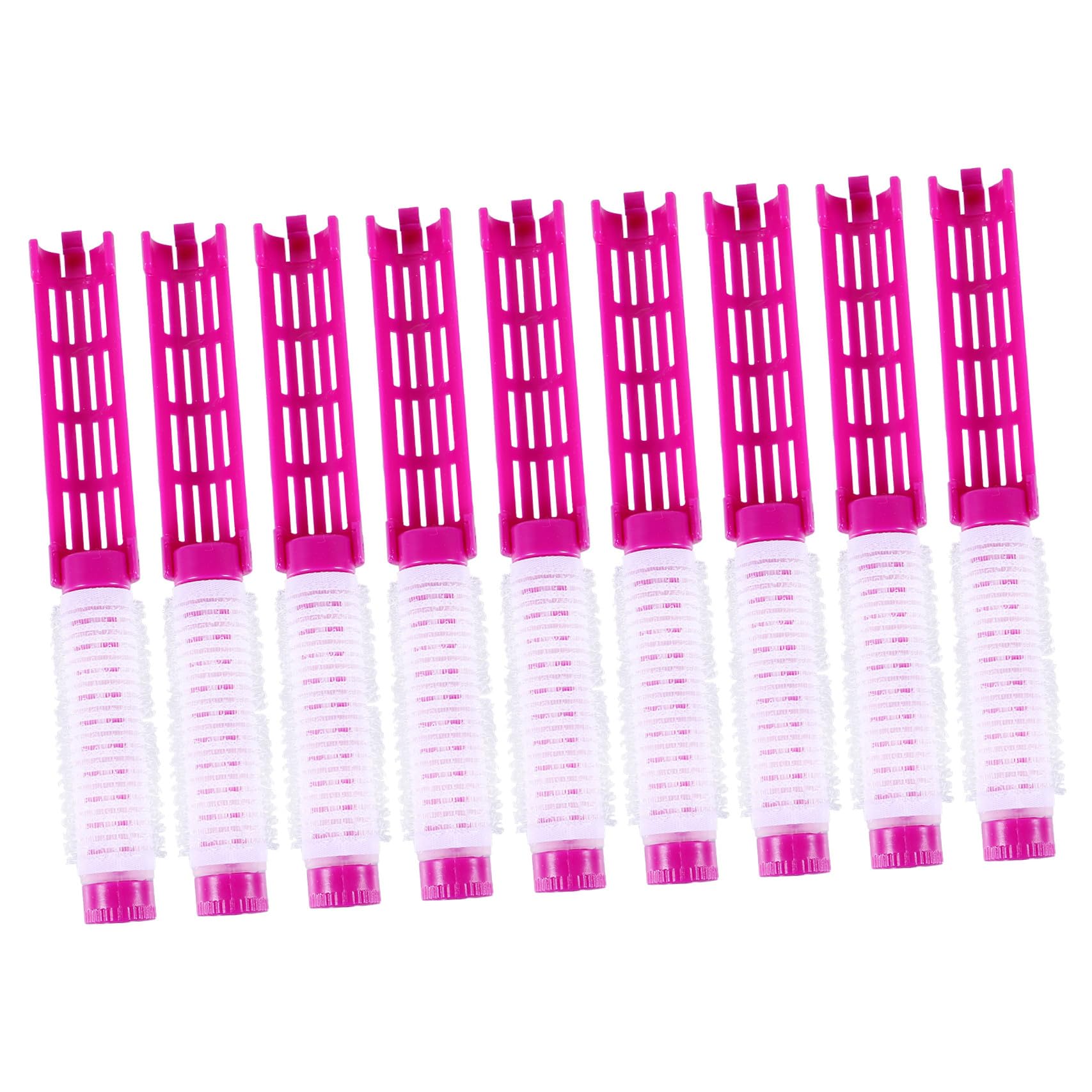 20 Stück Haarwickler aus Abs für Natürliches Lockenstyling, Violett