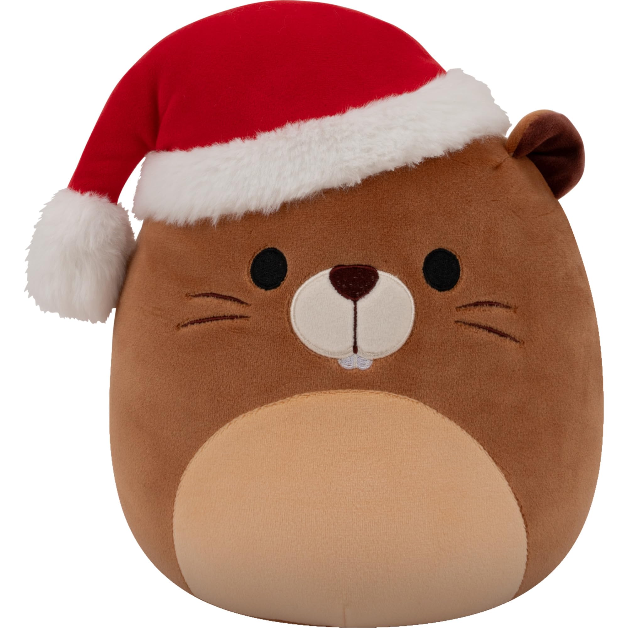 Squishmallows Original 8-Inch Chip the Beaver with Santa Hat โ image 1