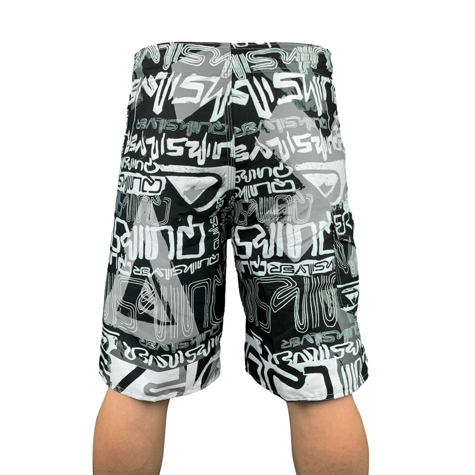 Short de Plage Homme Maillot de Bain Shorty Séchage Rapide Maillot de Surf Natation Piscine Boxer Short Homme Long Shorts et Bermudas Chino Boardshort Stretch Shorts de Sport Hommes Bermuda Long