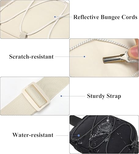 Miniatura 6 de MAXTOP Bolsos cruzados pequeños para mujer, riñonera con correa ajustable