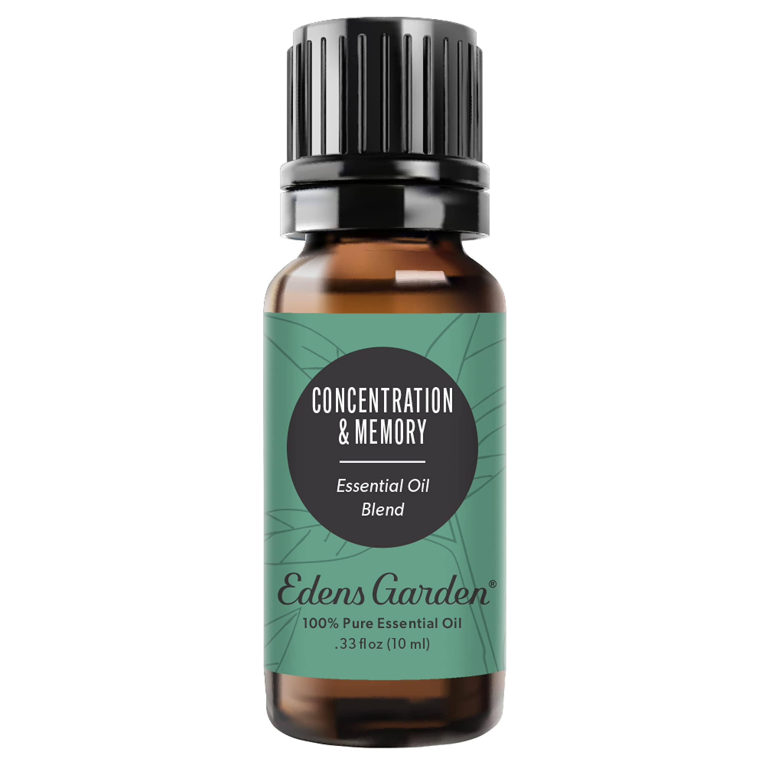 Edens Garden Concentration & Memory Essential Oil Blend- 100% Pure Premium Grade, Undiluted, Natural, Therapeutic, Aromatherapy, The Best for Diffusing, Kid Safe, Humidifiers, Skin 10 ml (.33 fl oz)