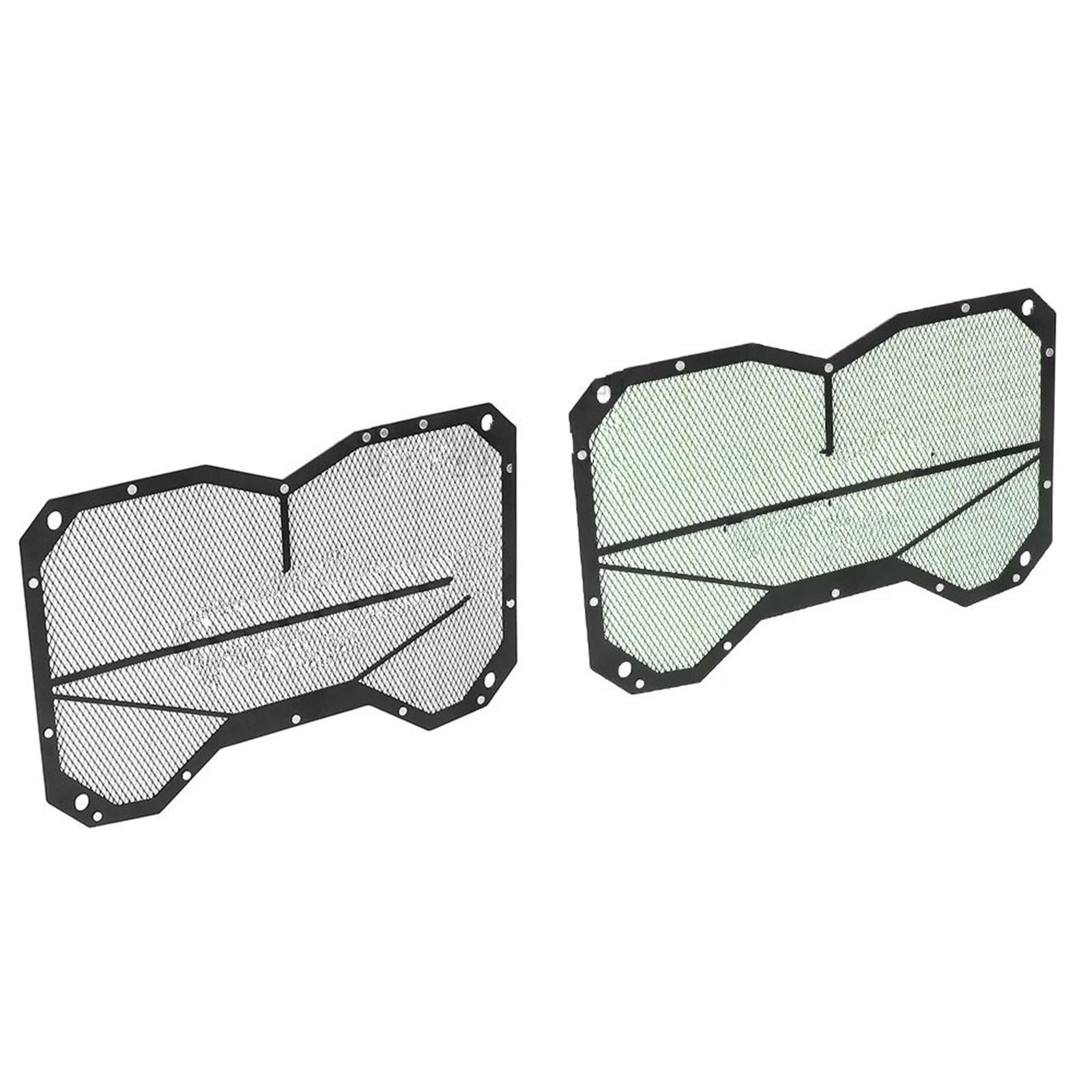 Protezione Radiatore Motocicl PER KAWASAKI Per NINJA650 Per ABS 2017-2024 Accessori Moto Griglia Del Radiatore Protezione Della Copertura(Black)