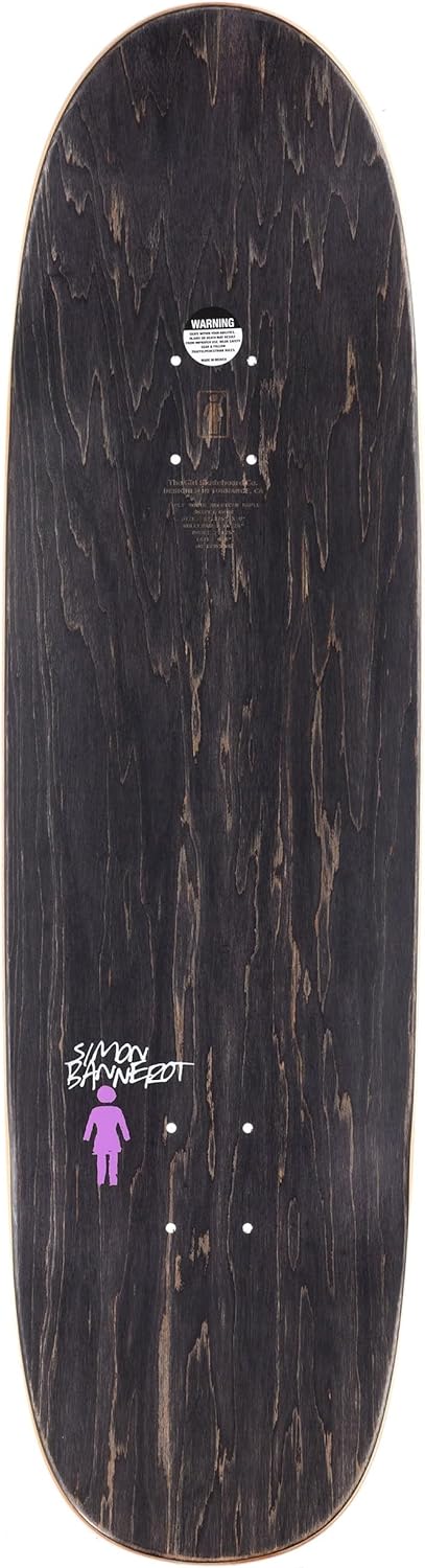 Girl Skateboard Deck Bannerot Splinter Loveseat 9.0" x 32.375" Includes a Sheet of Grip Tape