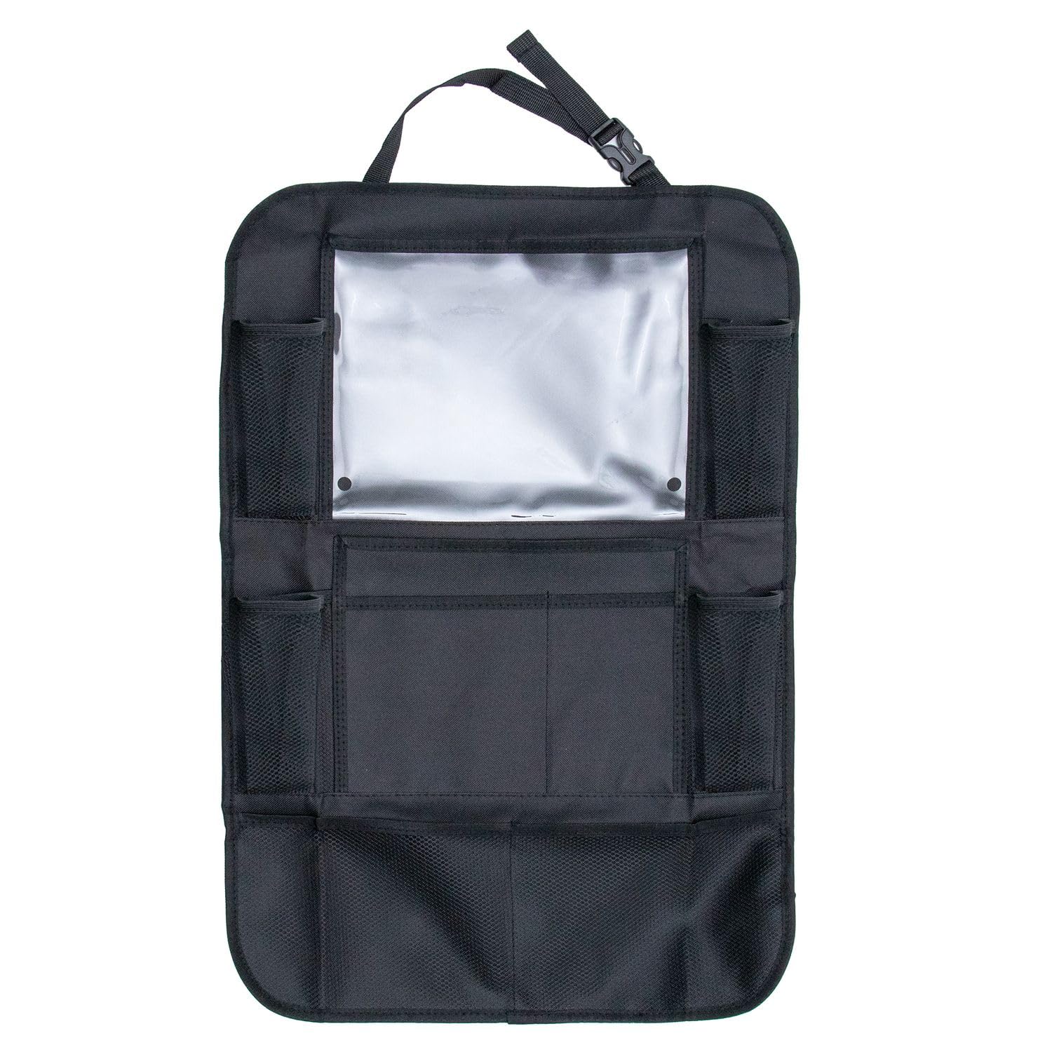 Sac de rangement pour siège arrière de voiture noir 41x61 cm Intirilife