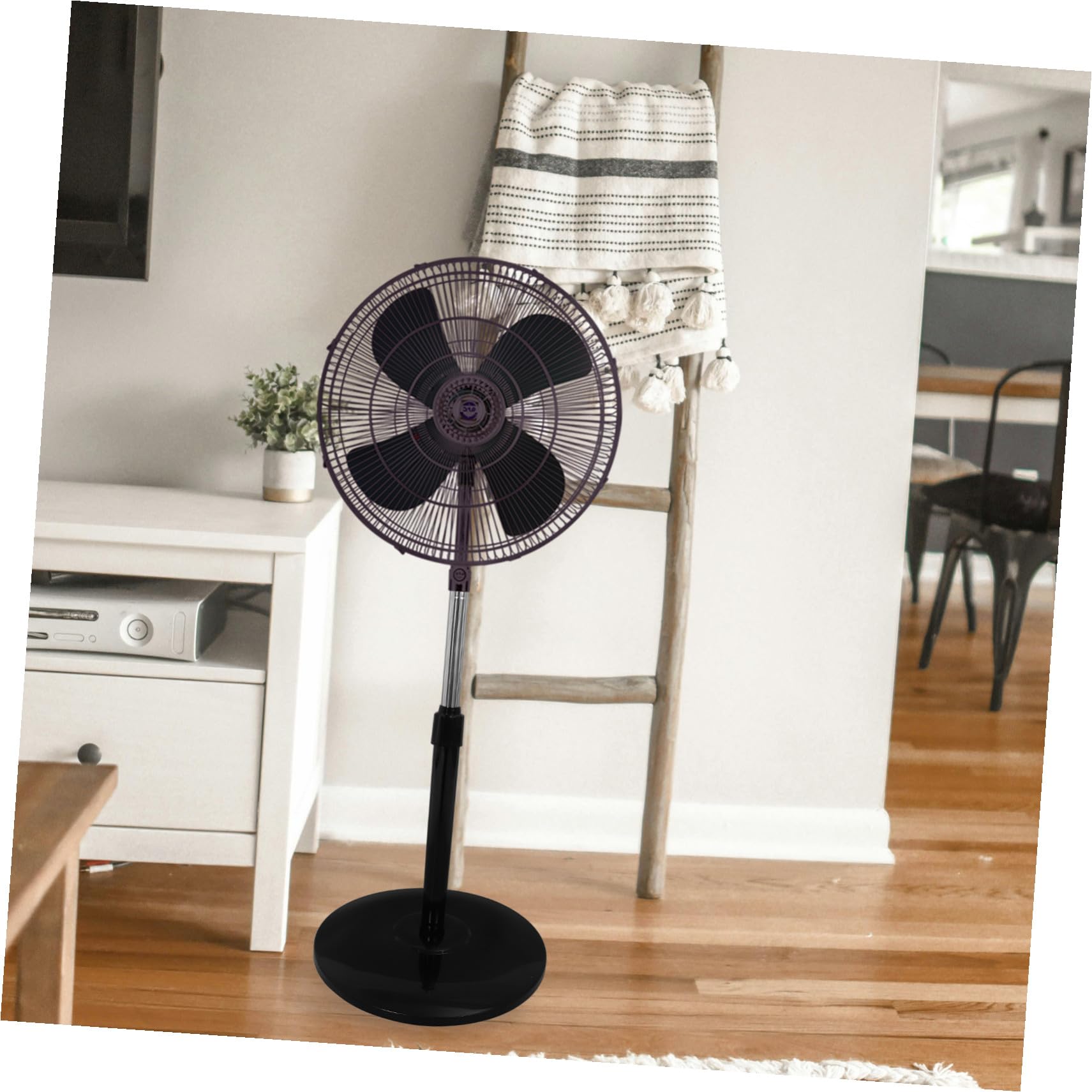 Garneck Asta Regolabile per Ventilatore con Base Stabilizzante per Ventilatori Elettrici Regolabile per Uso e Ufficio Facile Installazione e Sicurezza Garantita