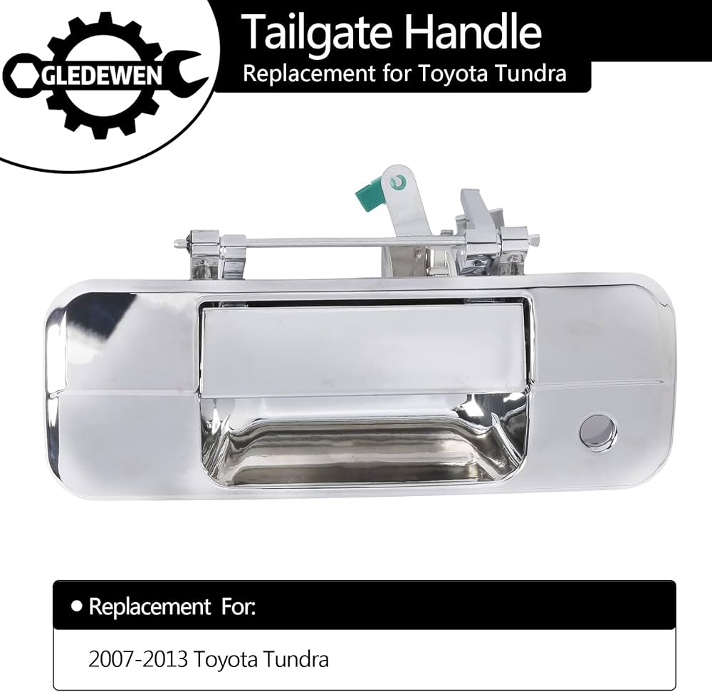 Amazon.com: Gledewen Chrome Tailgate Door Handle, Compatible with