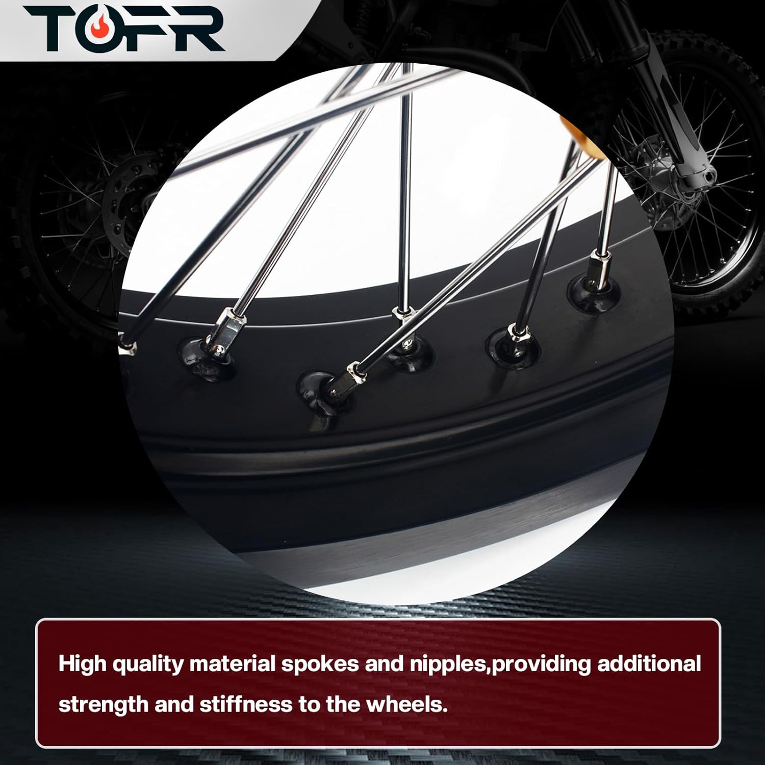 TOFR DRZ400SM DRZ400S 2000-2024 Supermoto 17" Wheels Cush Drive Hubs Rims for Suzuki DRZ400