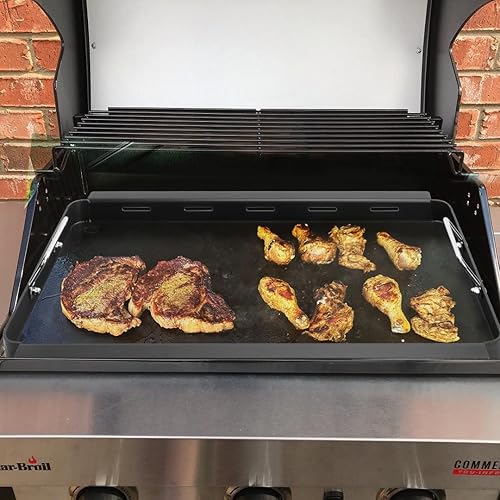 Miniatura 7 de Insertos de plancha de tamaño completo para quemador infrarrojo comercial Charbroil de 3 quemadores, placa superior plana para Charbroil 466242515