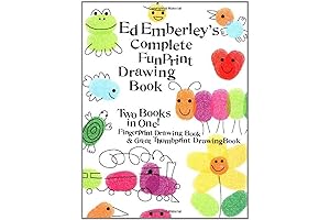 Ed Emberley's Complete Funprint Drawing Book: A Step-by-Step Guide to Fingerprint Art for Kids