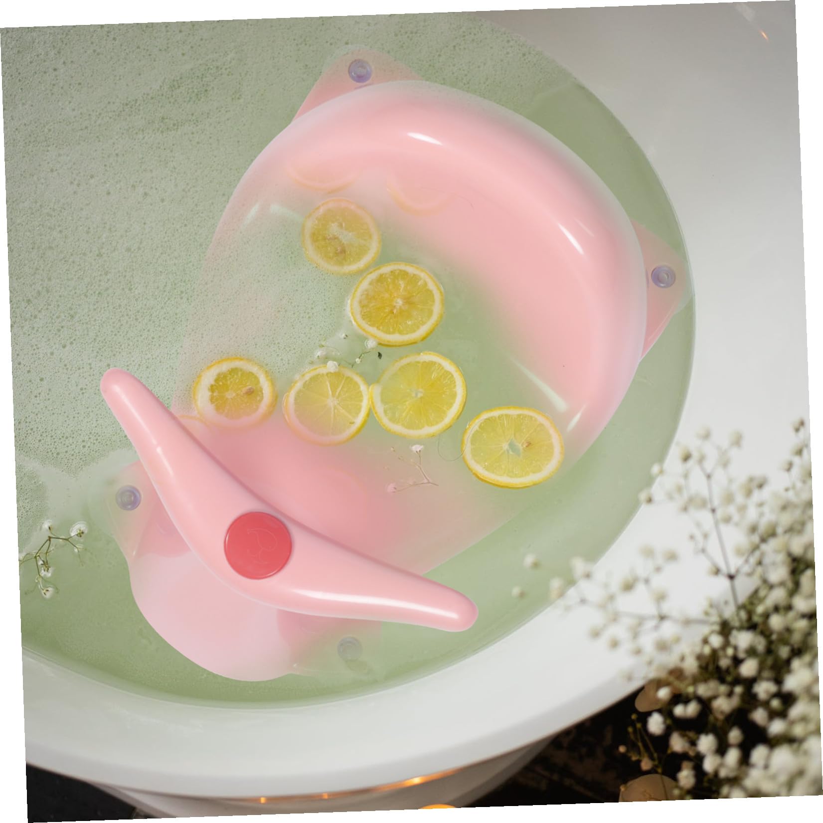 Toddmomy Asiento de Baño para Bebés Asiento Bañera Bebe Pequeños Obsequio Shower para Recién Nacidos Bañera