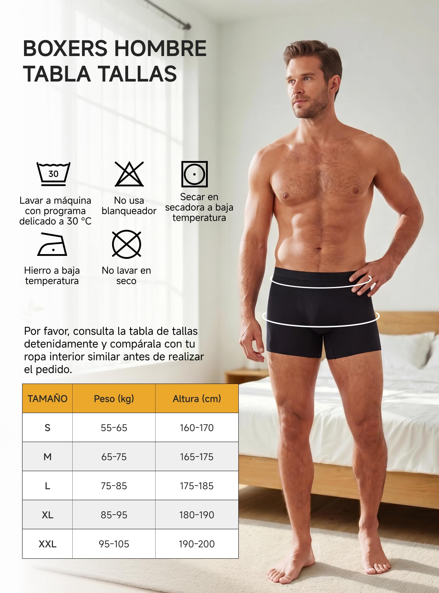 TRENDOUX Calzoncillos Hombre Boxer Ultra Ligeros de Tencel Micro-Modal 100S