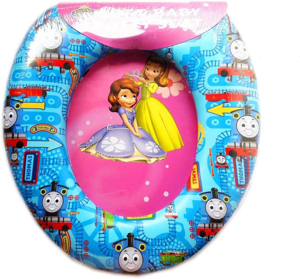 Child's Soft Cushioned Toilet seat (with Cartoon Characters) (Training Seat) (Portable Potty) (Thomas The Tank Engine)