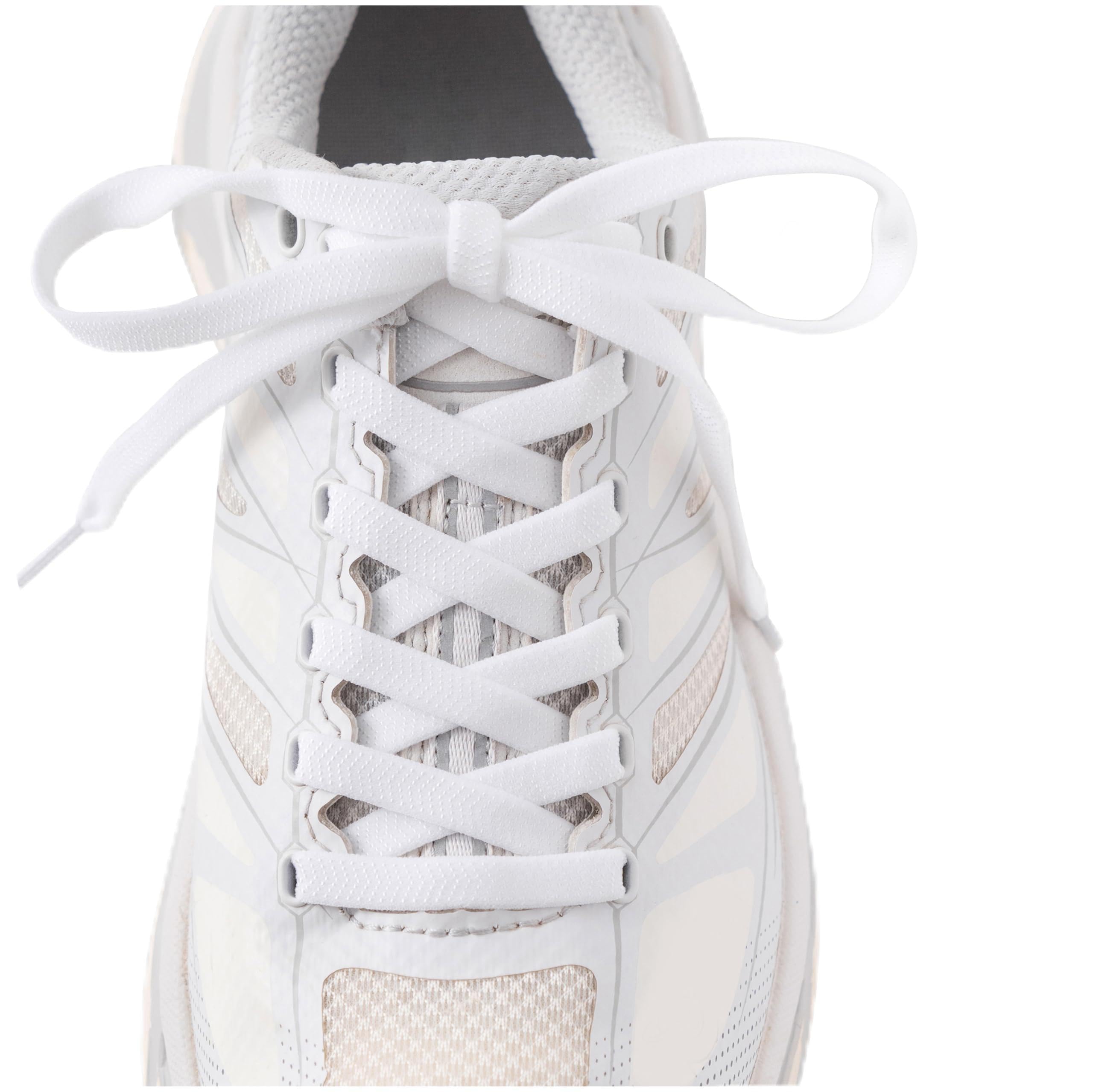 anan520 Flat Shoe Laces for Sneakers Elastic Shoe Laces Athletic Shoelaces