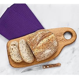 Softolle Bar Mop Towels, Pack of 12-16x19 Inches - 100% Cotton Super Absorbent Towels, Multi-Purpose for Home and Bar Cleaning (Purple)