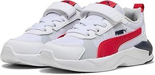 بوما حذاء برقبة منخفضة للجنسين من اكس راي 3 ال تي ايه سي + بي اس، لون ابيض، مناسب لمرحلة ما قبل المدرسة، مقاس 29