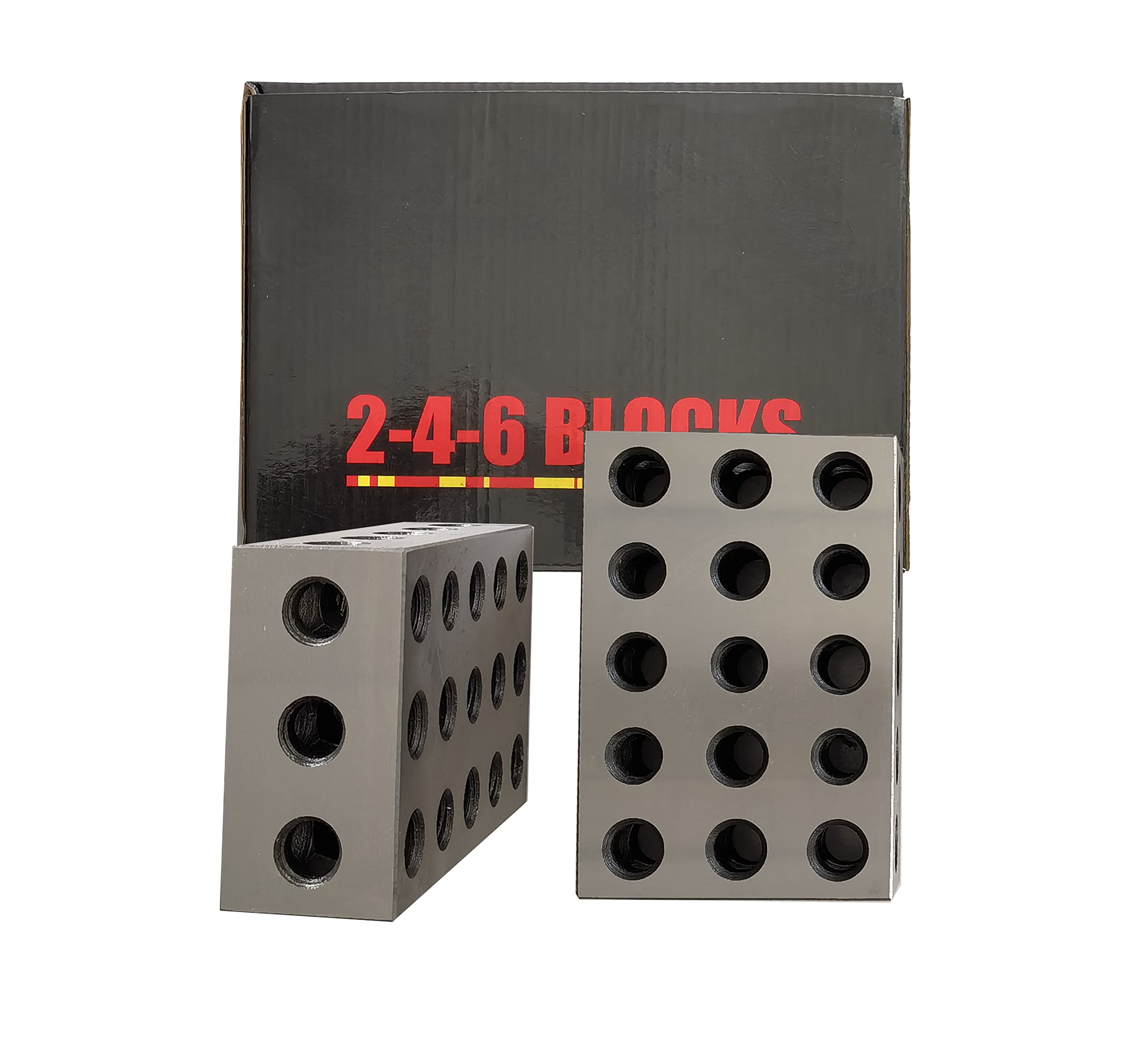 2-4-6 Blocks Machinist Findmall Set - 23 Hole Precision Ground Tool ...