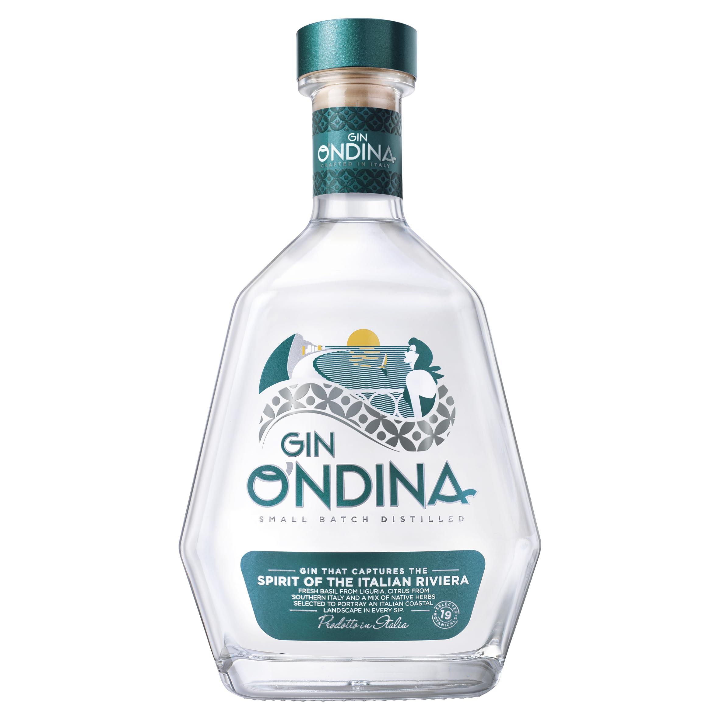 O'ndina Small Batch Distilled Super Premium Italian Gin, 70 cl