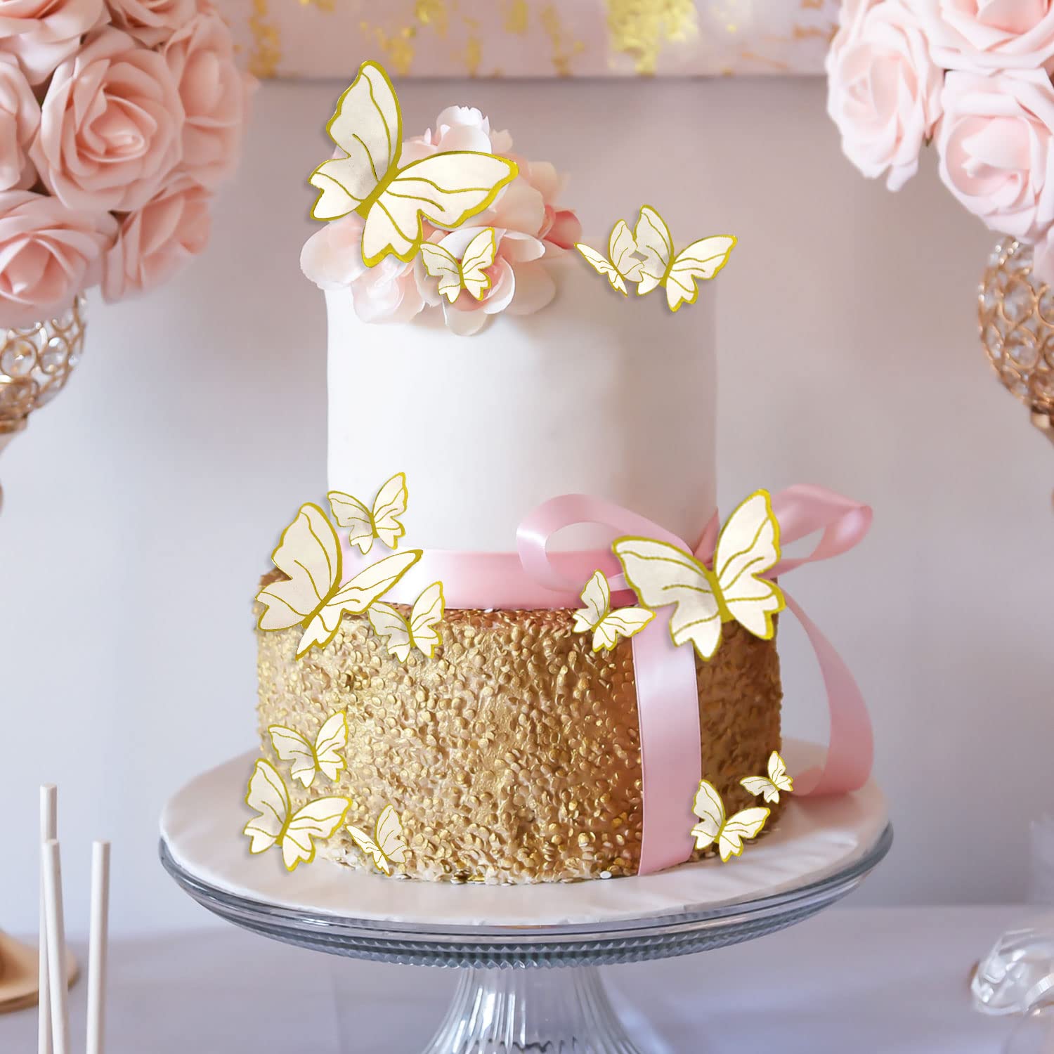 Groothandel trouwerijtaarttopper vlinders voor het maken van