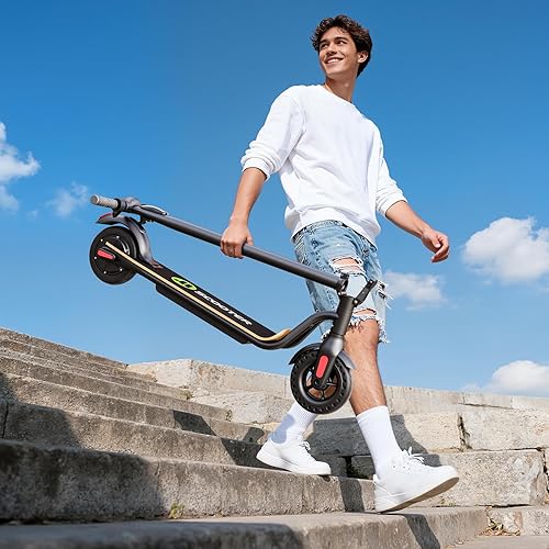 Electric Scooter,Electric Scooter Adults for Commuting,Lightweight,15.5mph, 7800mah Battery, Dual Brakes, 3-Speed Gear, for Teens & Adults
